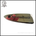 Reccessed Bank logo money clip metal